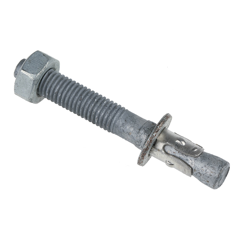 ASTM F1554 الكربون الصلب تراجع الساخنة المجلفن مرساة الترباس