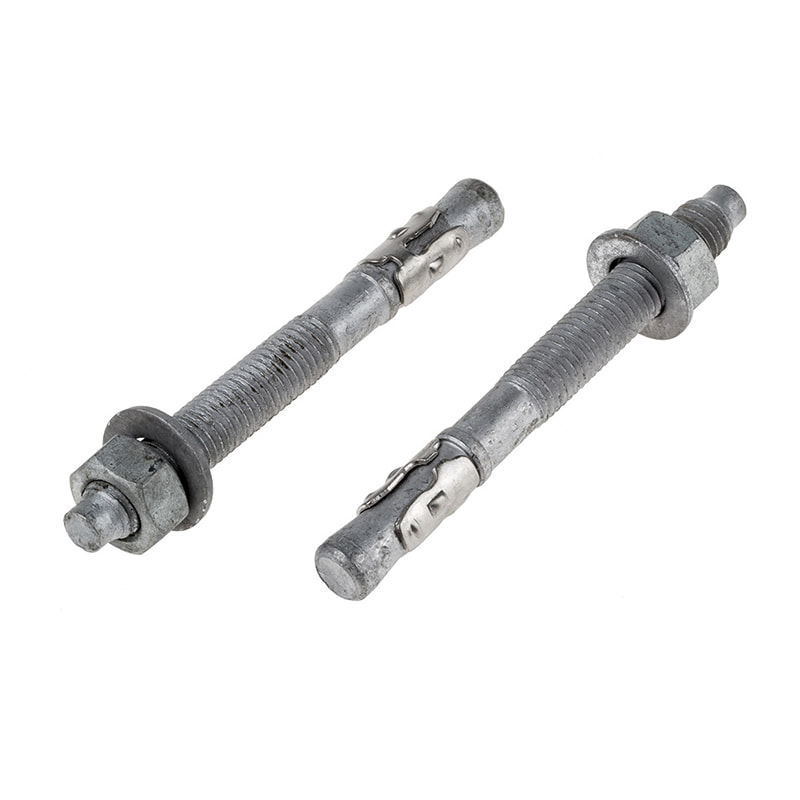 ASTM F1554 الكربون الصلب تراجع الساخنة المجلفن مرساة الترباس