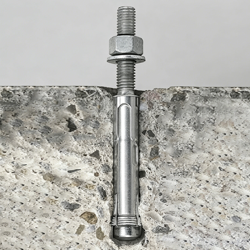 ASTM F1554 الكربون الصلب تراجع الساخنة المجلفن مرساة الترباس
